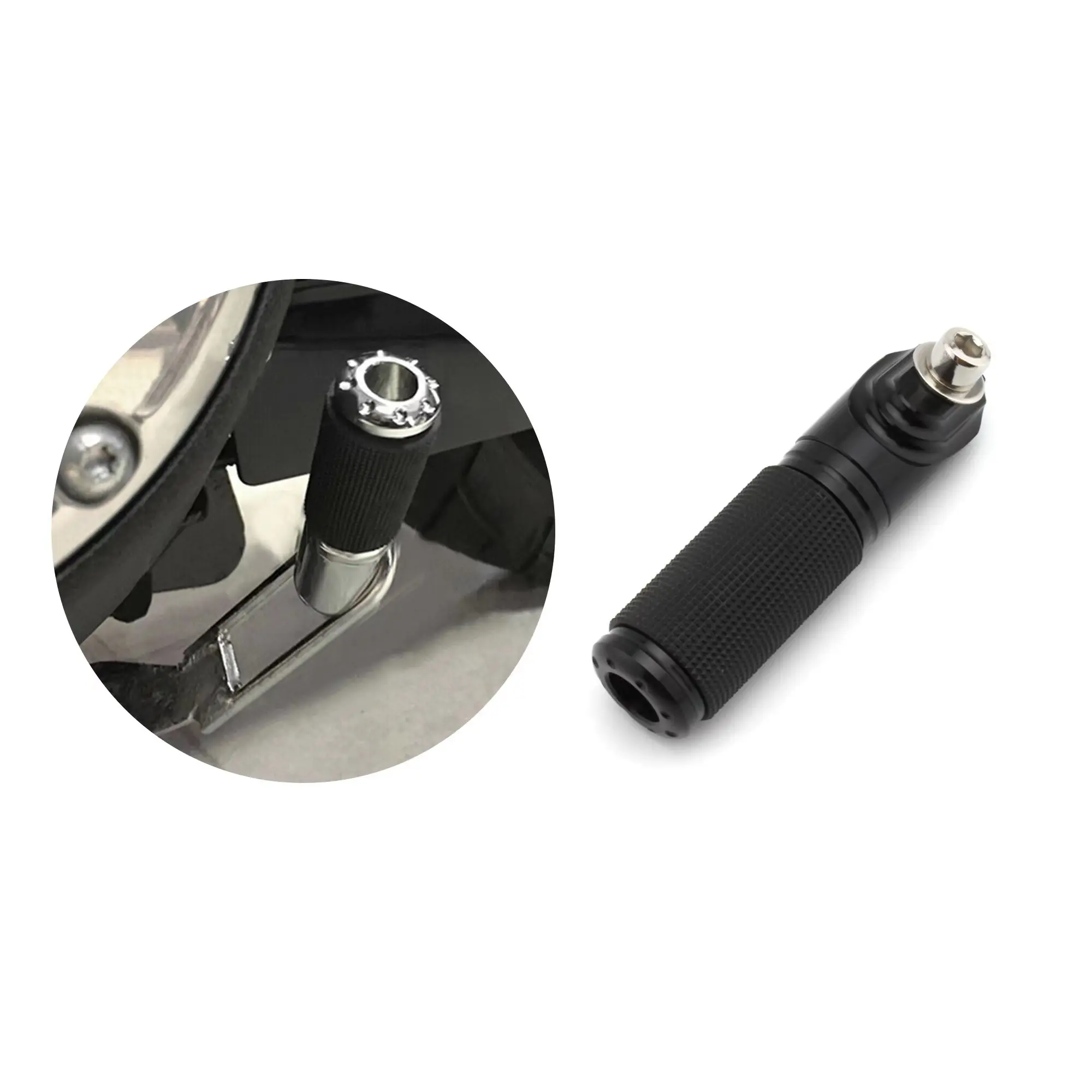 

Motorcycle Kickstand Extension Jiffy Stand For Harley Street Bob FXDB Fat Bob FXDF Low Rider FXDL Low Rider S FXDLS Switchback