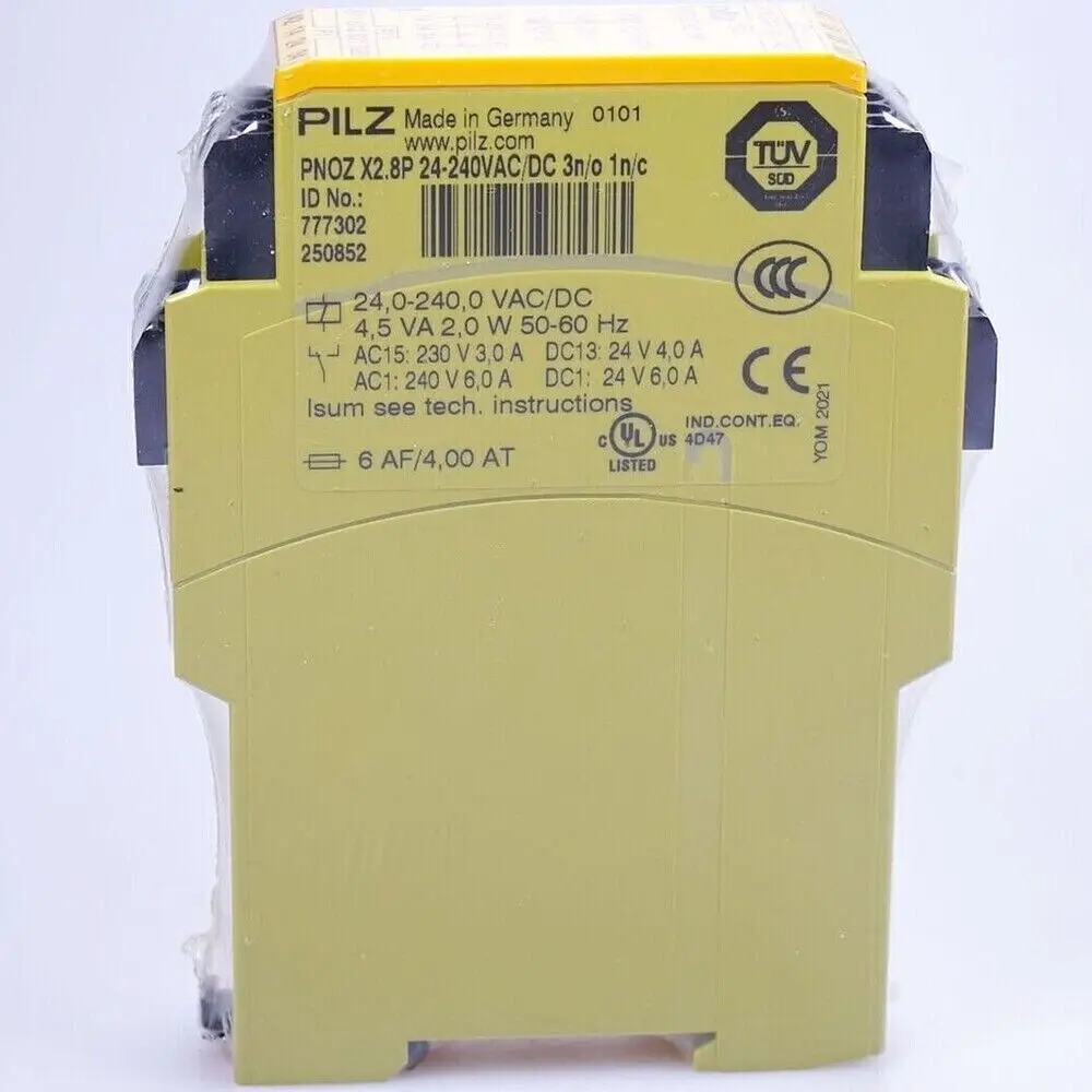 

1 шт. Новое реле PILZ PNOZ X2.8P 24-240VAC/DC 3n/o 1n/c 777302