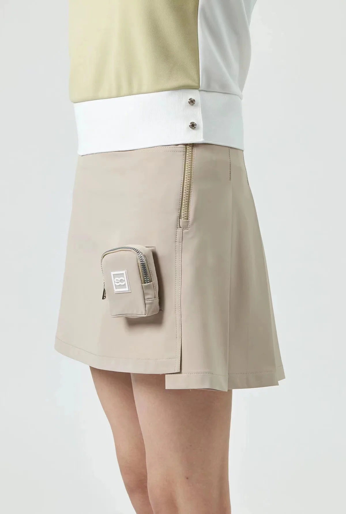 SC Golf Women's Wear 2023 Summer New Korea Golf Ball Bag Shorts  Skirt Sport Outfit Leisure Fashion High Quality Pleated Skirt