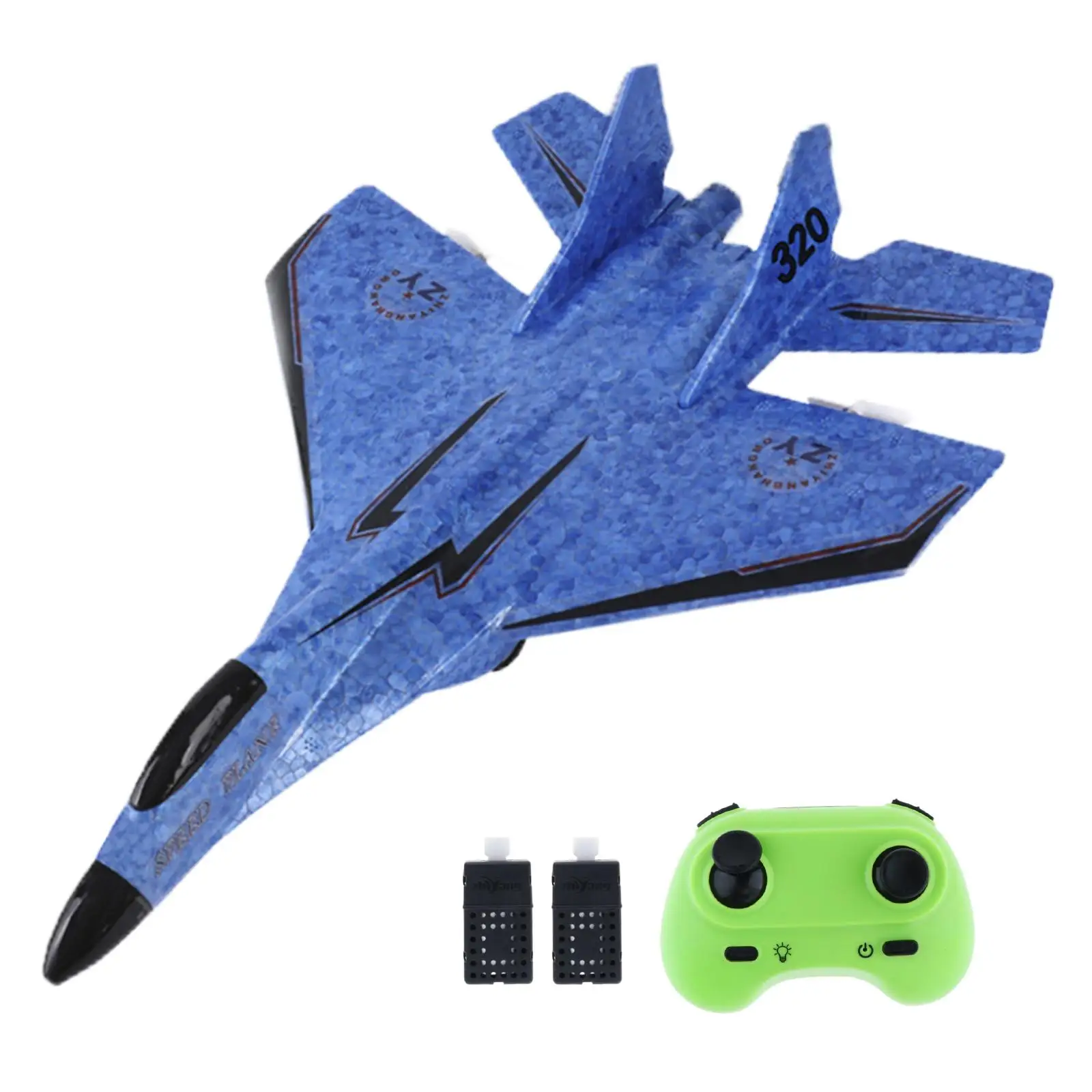 

Foam Plane Channels Easy to Fly Fighter Anti Collision Airplane Model Toys for Kids and Adults Birthday Gift Outdoor Toy