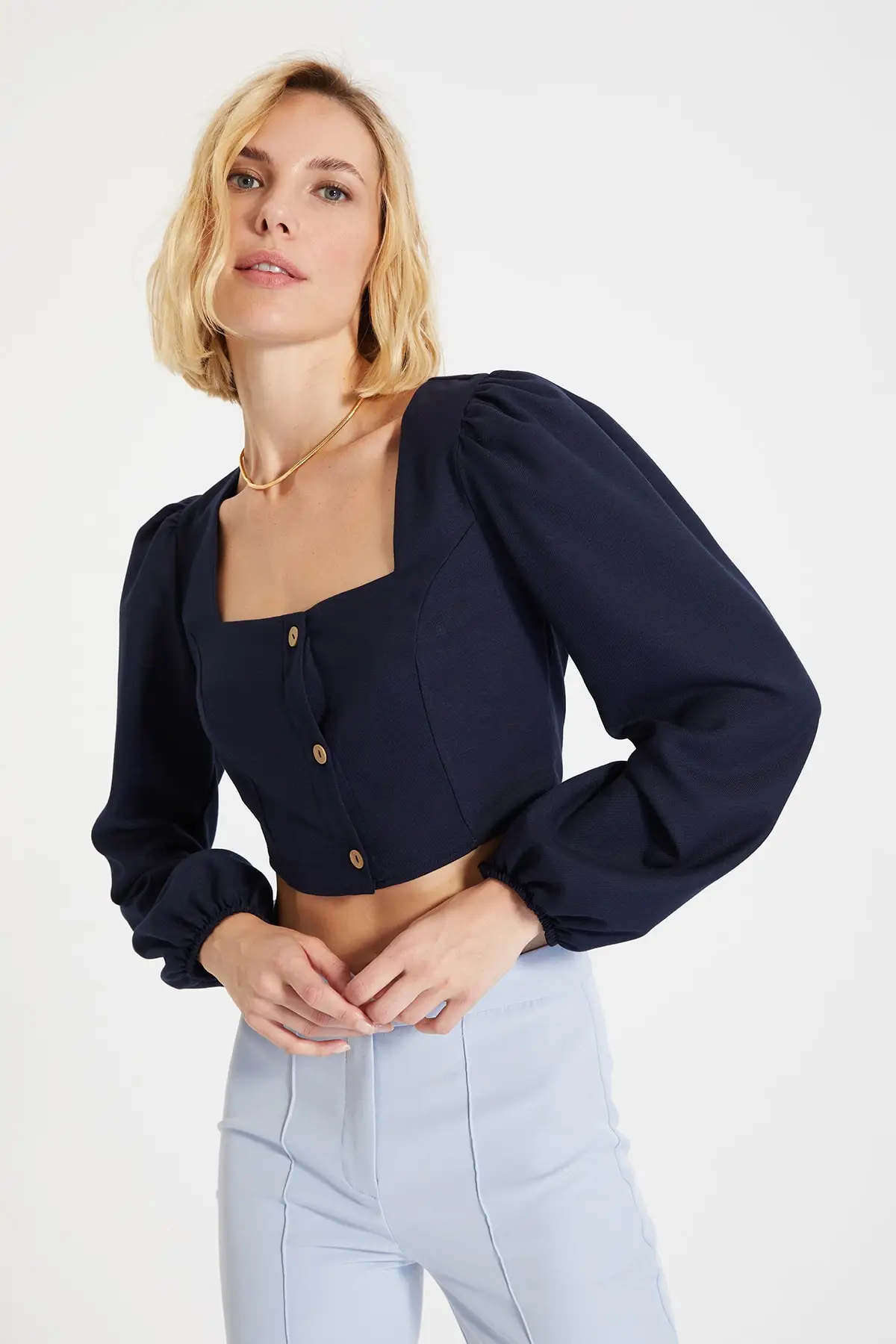 

Trendyol Buttoned Blouse TWOAW22BZ0178