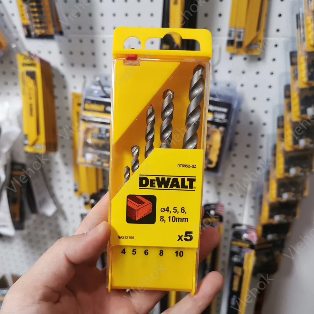 

DEWALT Круглый хвостовик ударный камень бит 5 шт. твист бит Кобальт нержавеющая сталь Металлическая стальная пластина токарный цветок электрическая дрель