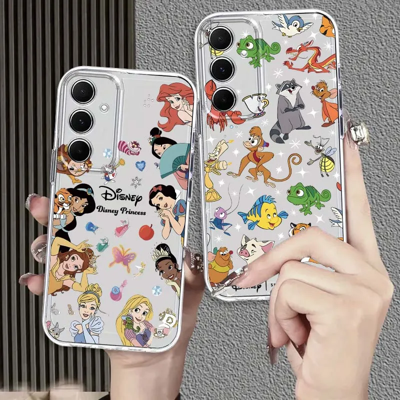 Фото Прозрачный чехол для телефона с персонажами мультфильмов Дисней для Samsung Galaxy S25 S24 S23 S22 S21 S20 S10 Lite Plus FE Edge TPU 5G №3