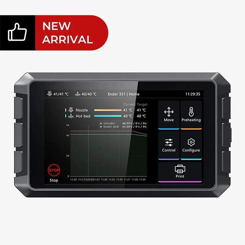 

CREALITY 3D Sonic Pad 7 дюймов ОЗУ 2 Гб ПЗУ 8 Гб 64 бит 1024*600 мульти сенсорный экран для принтера Ender-3 V2/Ender-3 S1/Ender-3 S1 Pro