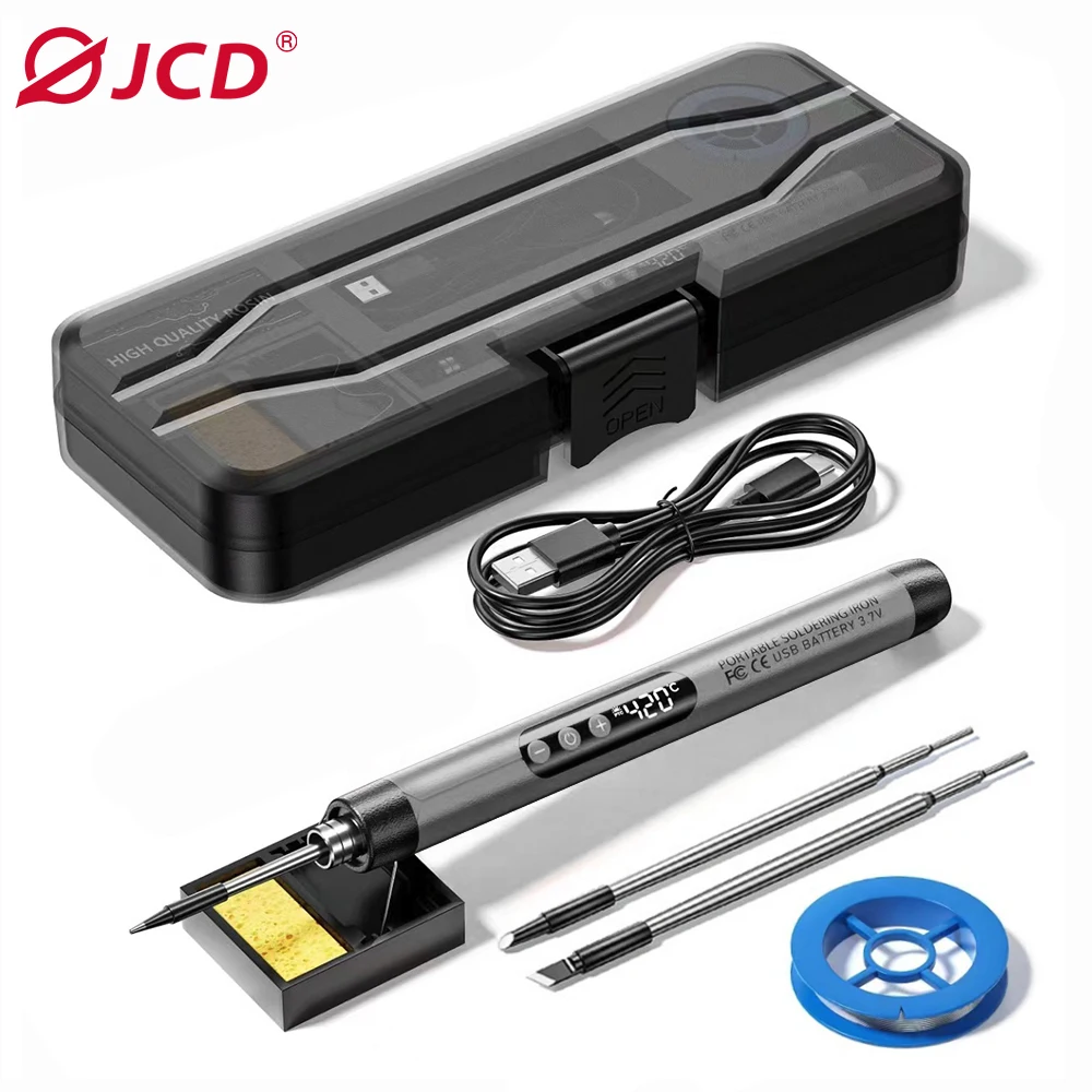 

JCD USB-C Портативный Мини-паяльник С Перезаряжаемой Батареей 800 мАч