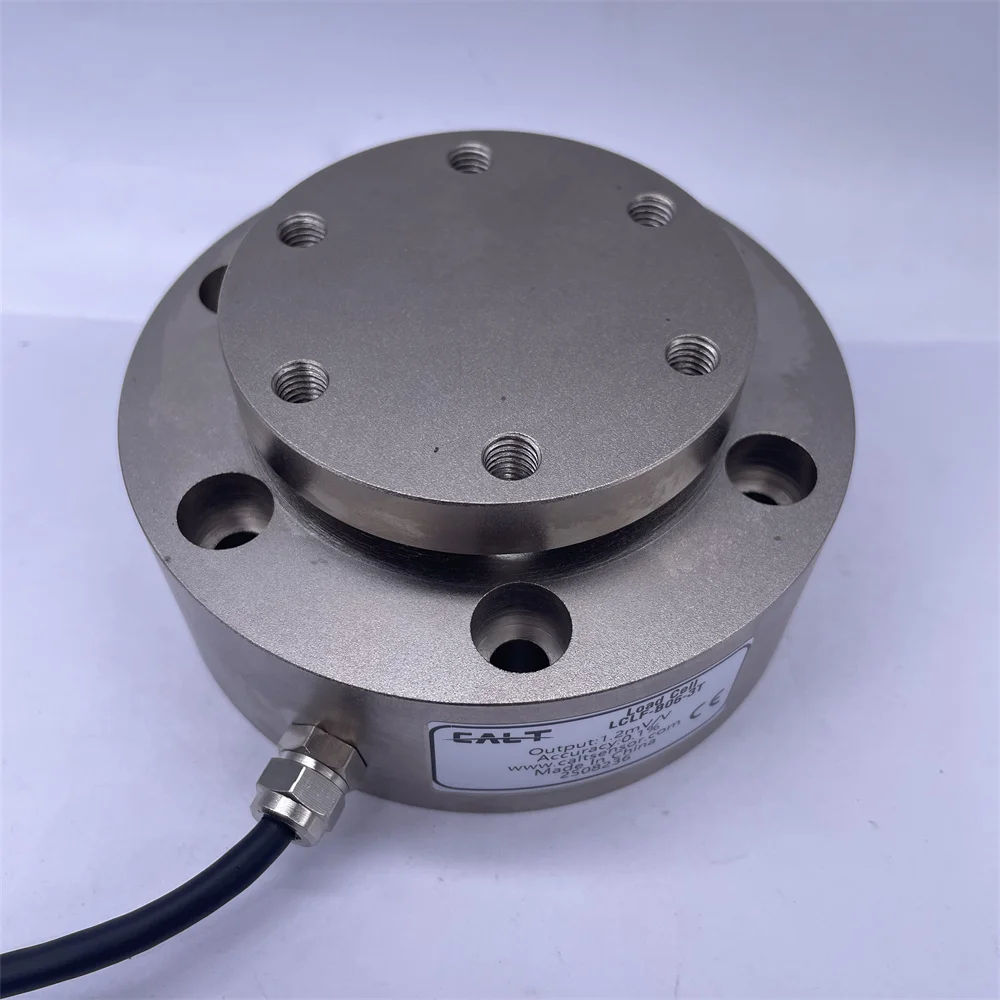 Фото Тензодатчик Pancake Load Cell LCLF-B06-500KG 1T 2T 5T 10T 15T (датчик силы) №3