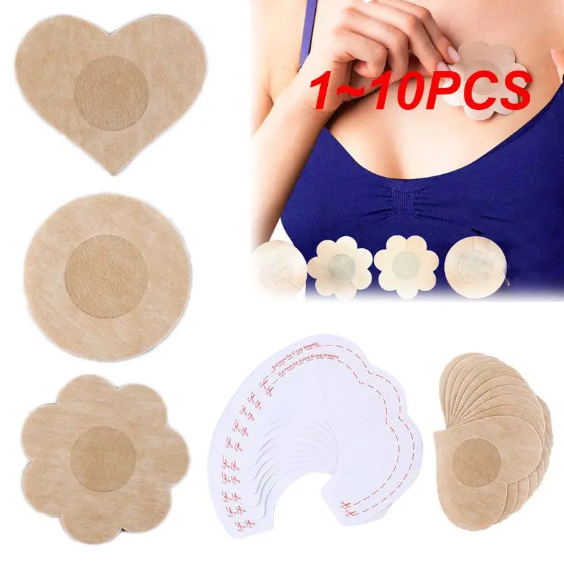 

1~10PCS /lot women's invisible push up bare breasts chest Lift underwear bra stickers paper