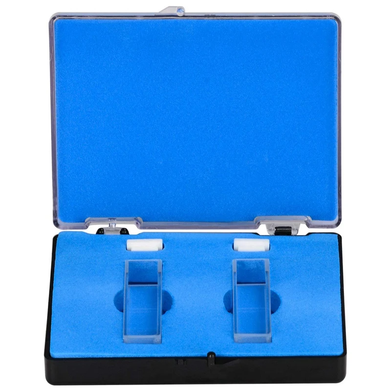 

Quartz Cuvette,Spectrophotometer Cuvettes 10 Mm Path Length, 45Mm Height, 3.5 ML Capacity - 2 PCS