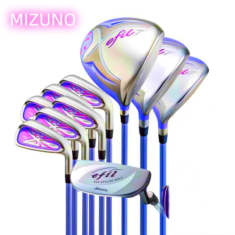 

2023 New Women Golf Clubs Compelete Set of Clubs Efil Golf Driver 3 5 Wood Irons Bag L Flex Graphite Shaft