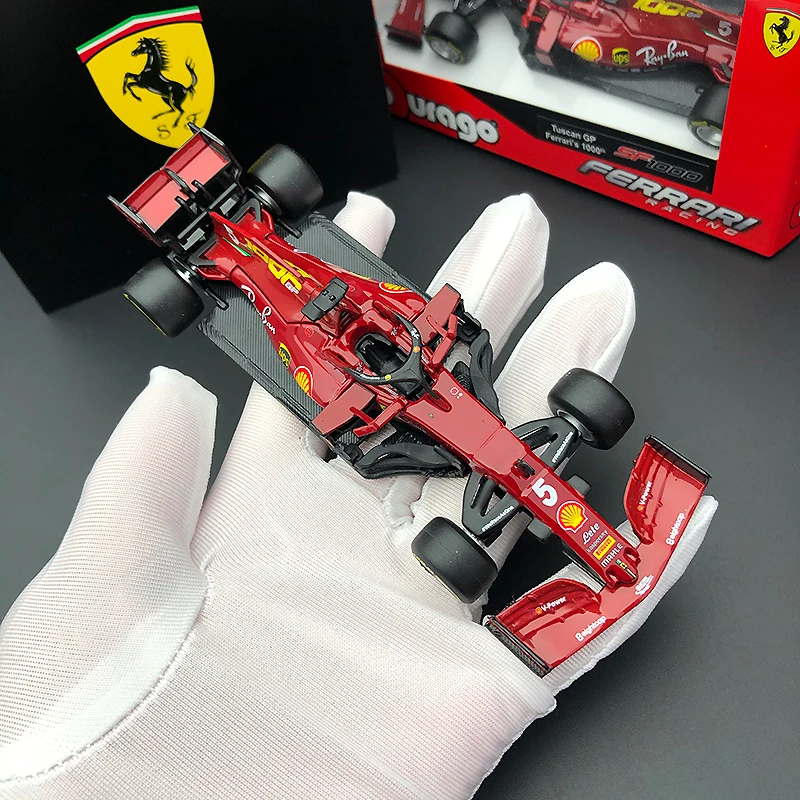 

Bburago 1:43 Scale Ferrari SF1000 #5 F1 Race Car Model Diecast Vehicle Alloy Toy Collection Souvenir Ornaments Hobby & Toys