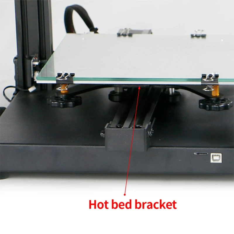 

3D Printer Part YAxis Carriage Printing Platform Support for Ender 3 Cr-10 YAxis Stand Assemble Kit DIY Aluminum