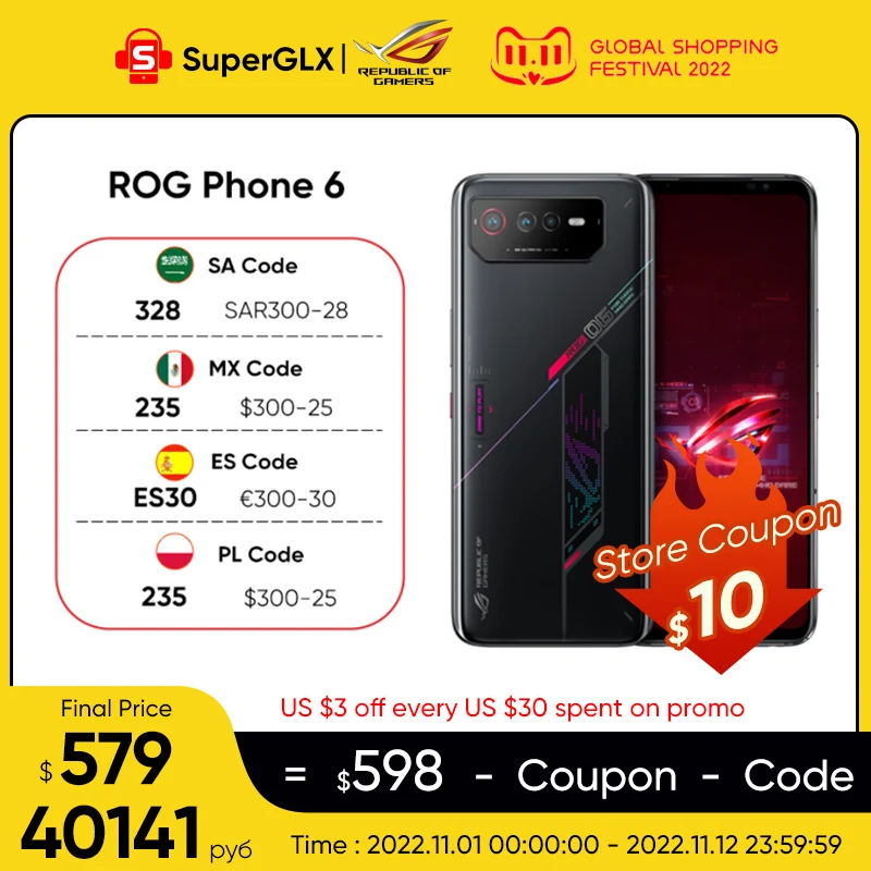 Cena Nowy Globalny Rom ASUS Telefon ROG 6 Snapdragon 8 + Gen 1 5G Telefon Do Gier 165Hz Częstotliwość Odświeżania 65W Szybkie ładowanie ROG 6 ROG6 Smartphone Kup Nowy Globalny Rom ASUS Telefon ROG 6 Snapdragon 8 + Gen 1 5G Telefon Do Gier 165Hz Częstotliwość Odświeżania 65W Szybkie ładowanie ROG 6 ROG6 Smartphone