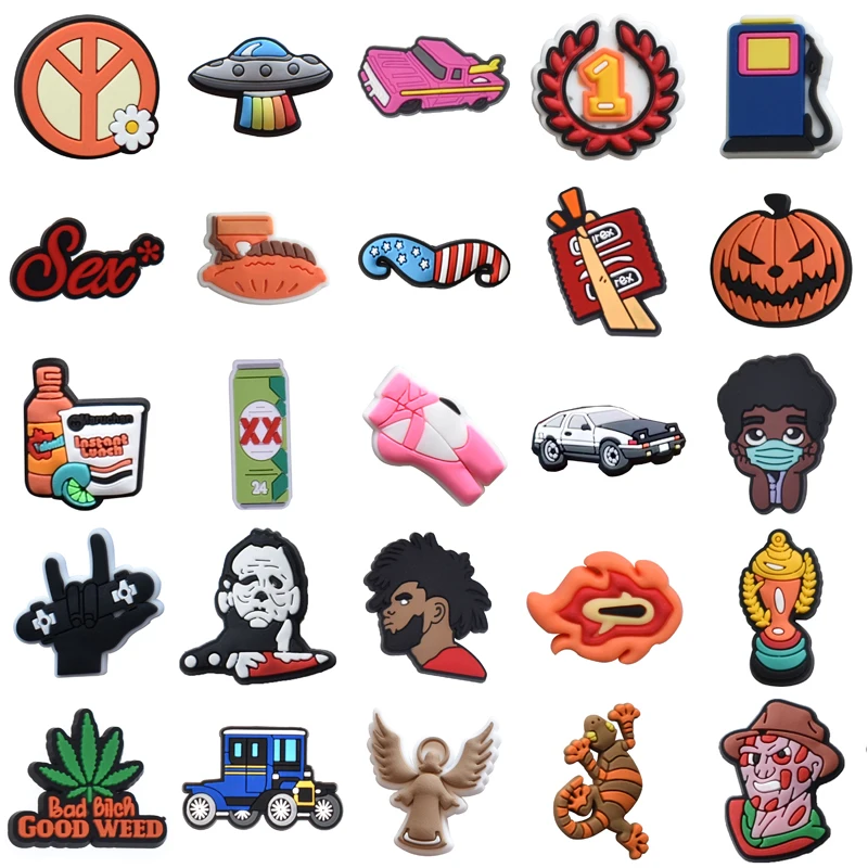 

Para Pins Kids Set Jeans Women Charm Men Wholesale Bulk Shoes Accessories Shoe Charms Girl Decorations for Croc Gifts Boy Packs