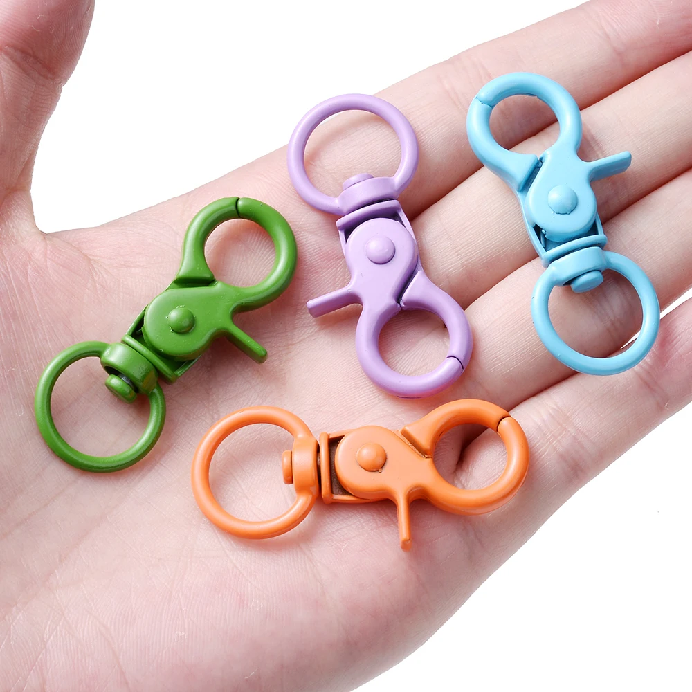 5 шт. разноцветные застежки-карабины 20x43 мм |