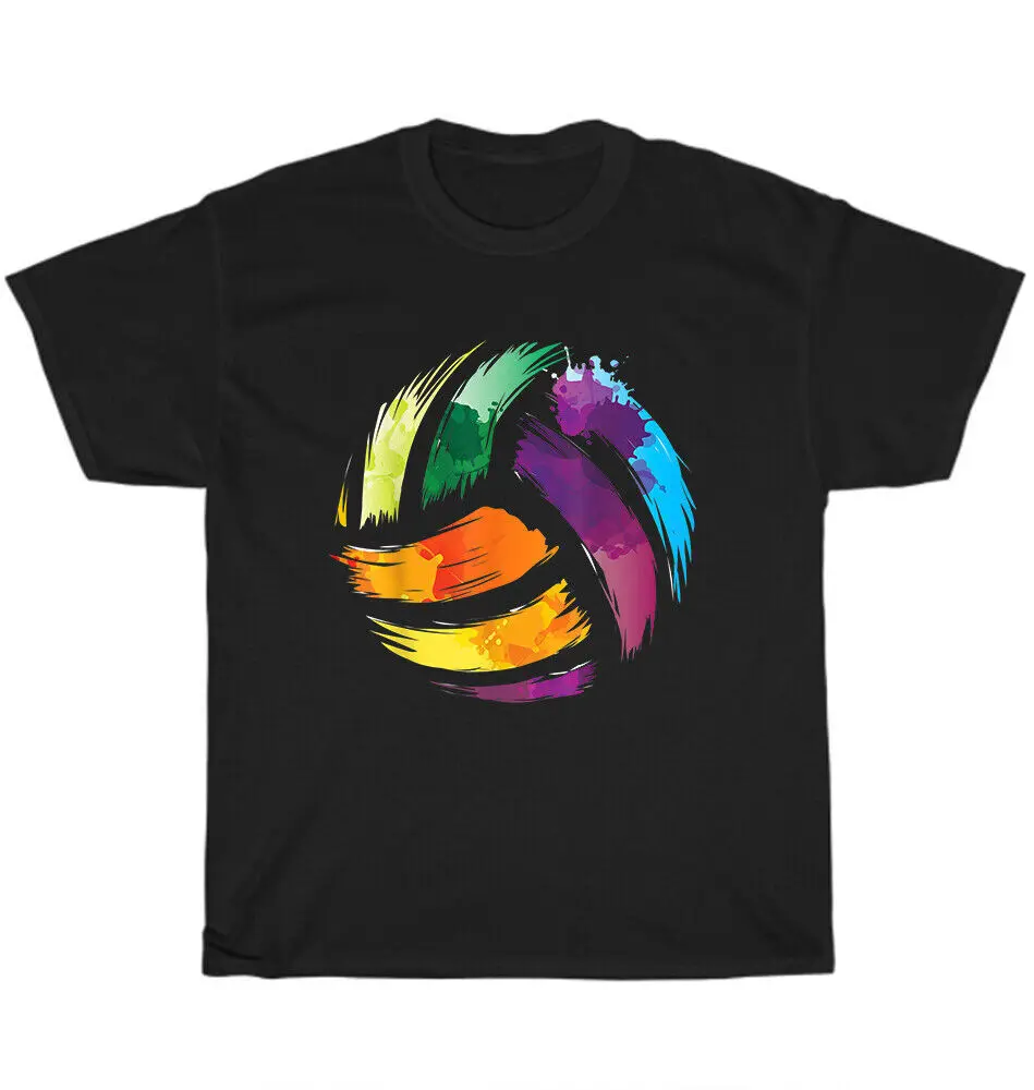 Красочный Волейбольный мяч Colorsplash, спортивный плеер, женская футболка в подарок