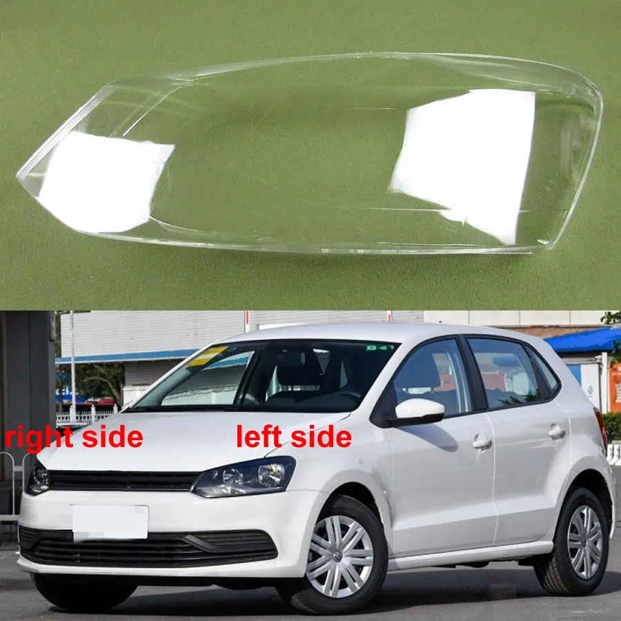 

For VW Polo 2014 2015 2016 2017 2018 Headlight Cover Lampshade Case Headlamp Shell Lens Plexiglass Auto Replacement Parts