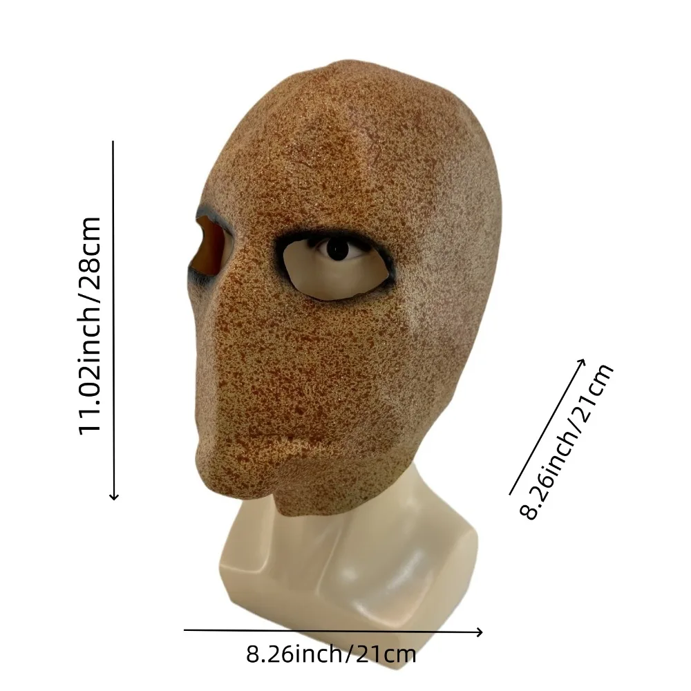 Забавная маска с рисунком головы инопланетянина, костюм для косплея на Хэллоуин, латексные маски для взрослых, безликий человек, костюм на всю голову, реквизит для косплея (art.: 3920ca8eadfd4) - 3920ca8eadfd4
