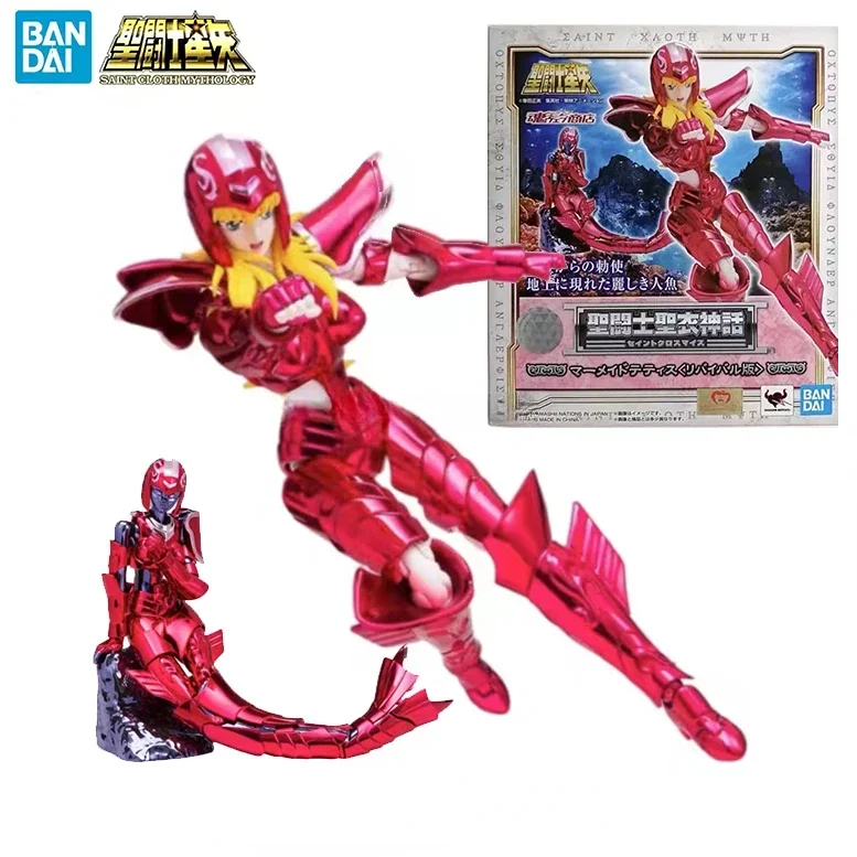 Фото В наличии: BANDAI Saint Cloth Myth Мермаид Тетис, модель персонажа аниме Saint Seiya, коллекционная игрушка-подарок №1