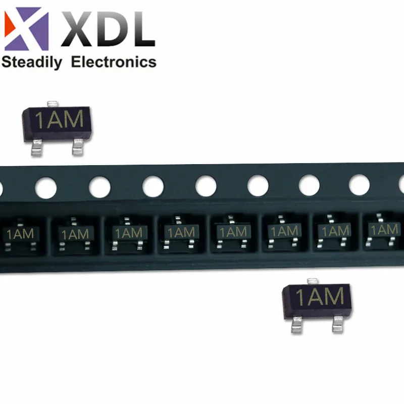 100 шт. MMBT3904 SOT23 3904 SOT 2N3904 SMD SOT-23 1AM новый оригинальный транзистор |