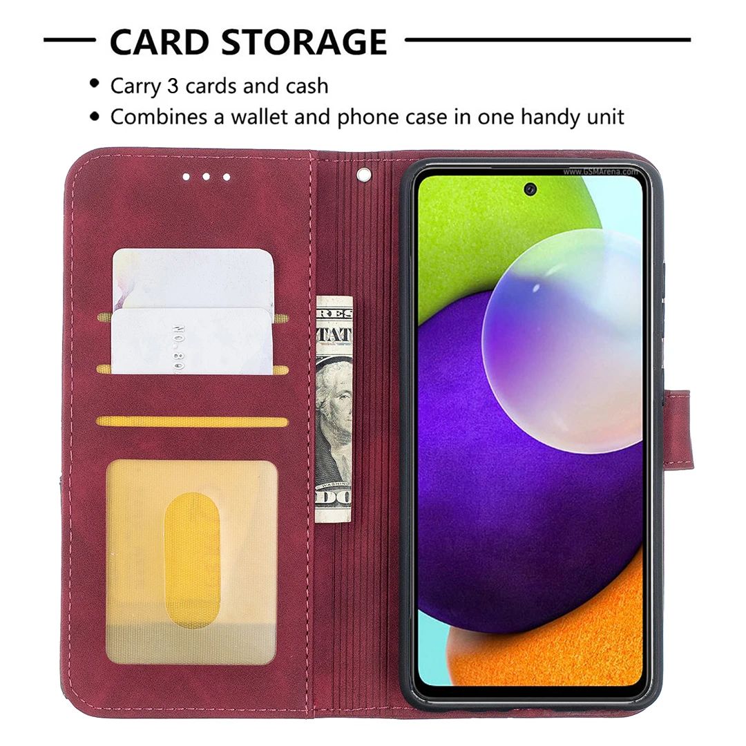 leather wallet phone case for samsung galaxy a01 a02s a03s a10 a11 a12 a13 a21s a22 a31 a32 a33 a50 a51 a52 a53 a70 a71 a72 case free global shipping