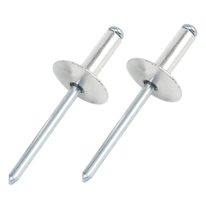 Алюминиевый Большой Фланец M3.2 M4 M5 самоподключение открытый конец поп-заклепка