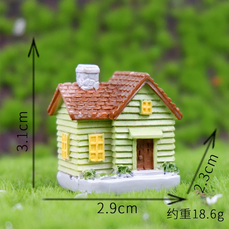 

Миниатюрный садовый дом из полимера