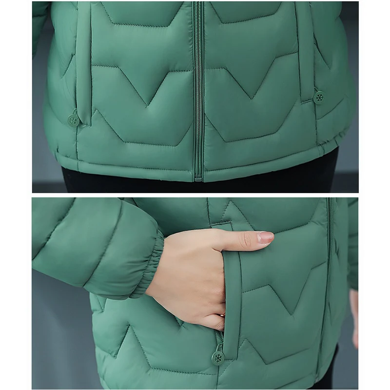 2025 Nnew осенне-зимняя хлопковая куртка Ddown женская верхняя одежда модное свободное