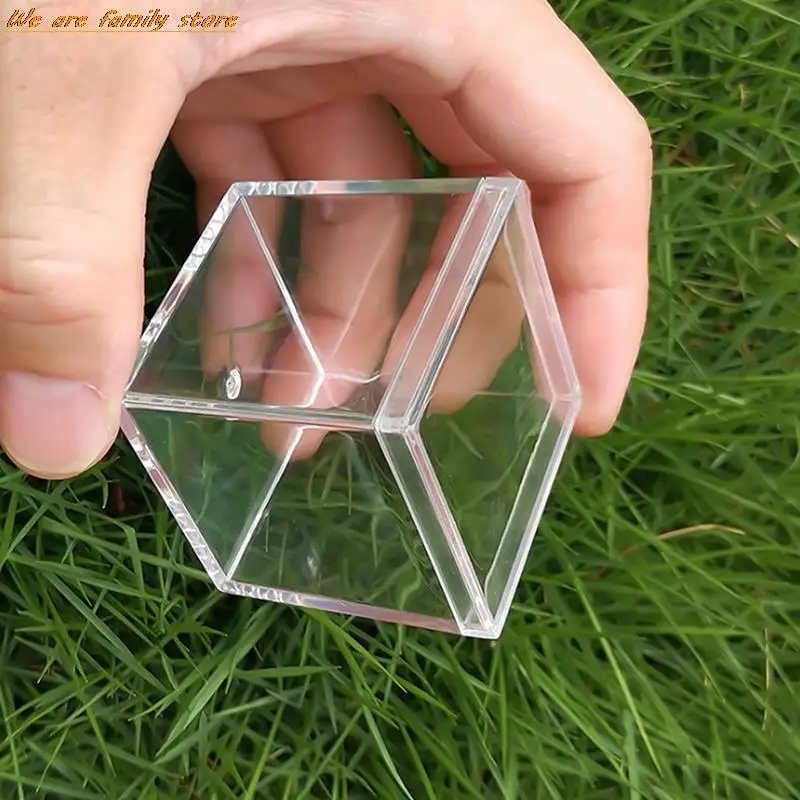 

Новинка, 1 шт. Прозрачные Свадебные коробки для конфет и подарков, портативный органайзер для конфет, коробка для шоколадных конфет Вечерние