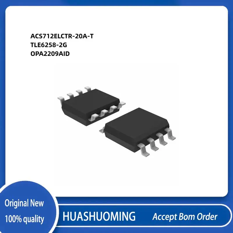 

NEW 10Pcs/Lot ACS712ELCTR-20A-T ACS712ELCTR TLE6258-2G OPA2209AIDR SOP-8