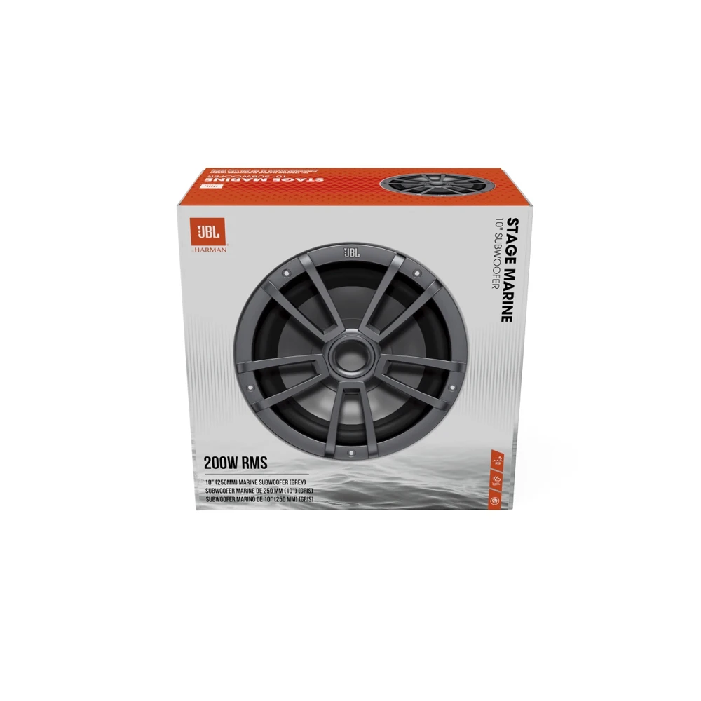 Морской сабвуфер 10&quot 25 см JBL STAGE MARINE SUB 10GRY серый |