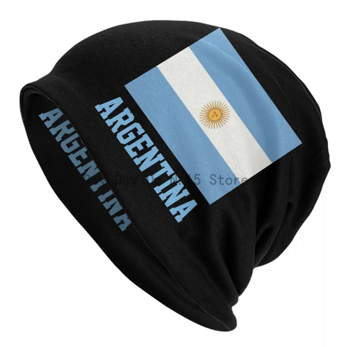 

Flag Of Argentina Skullies Beanies Caps Men Women Unisex Hip Hop Winter Warm Knitting Hat Adult Argentine Proud Bonnet Hats