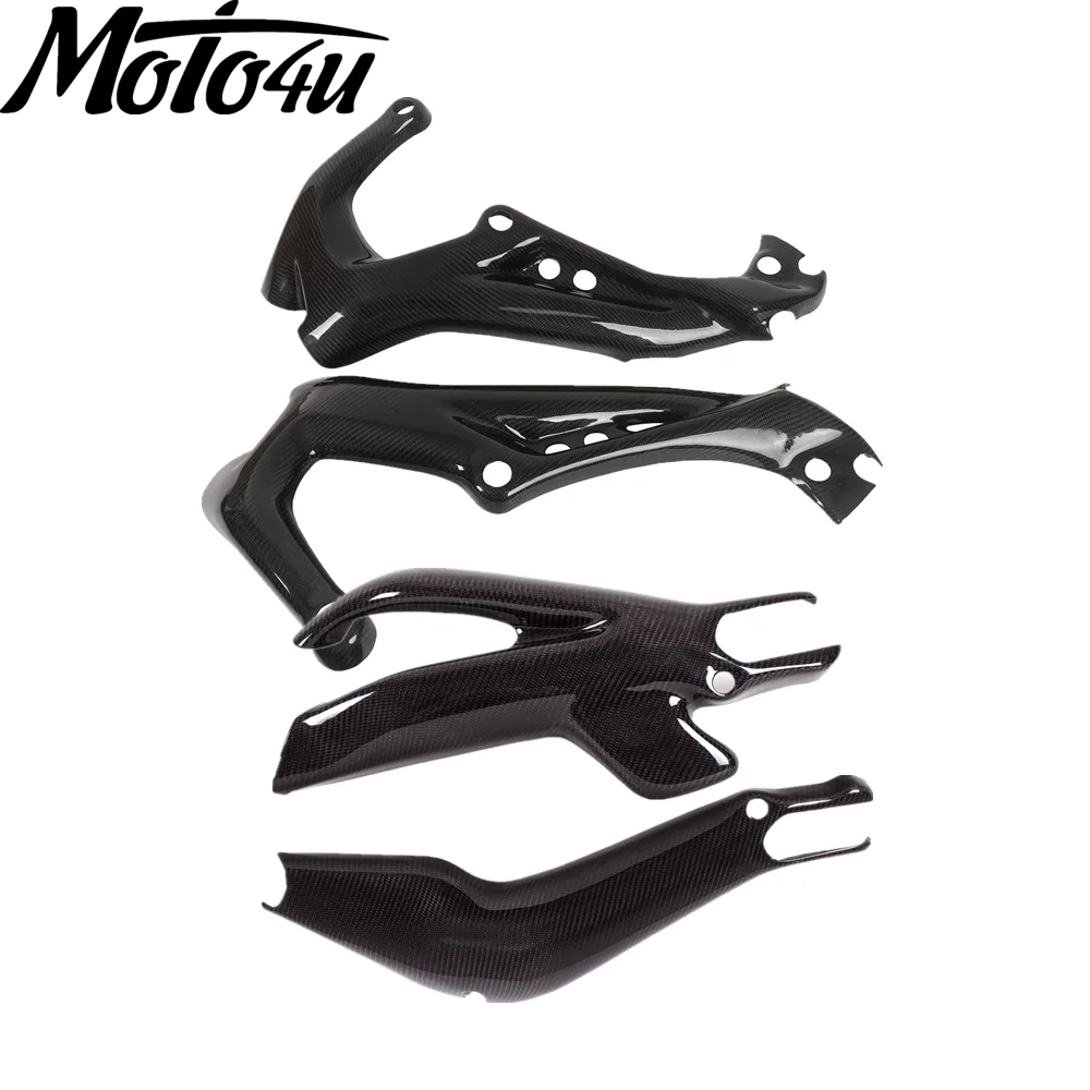 Крышка рамы из углеродного волокна и защитная крышка маятника для YAMAHA MT09 FZ09 2013 2014