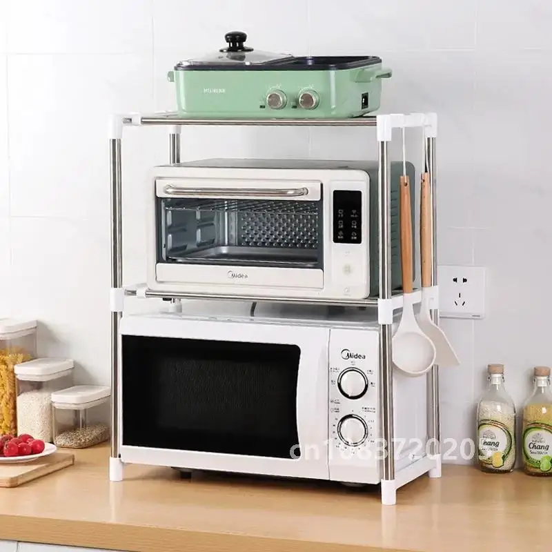 Съемная 2-слойная полка для микроволновой печи стойка стоячего типа