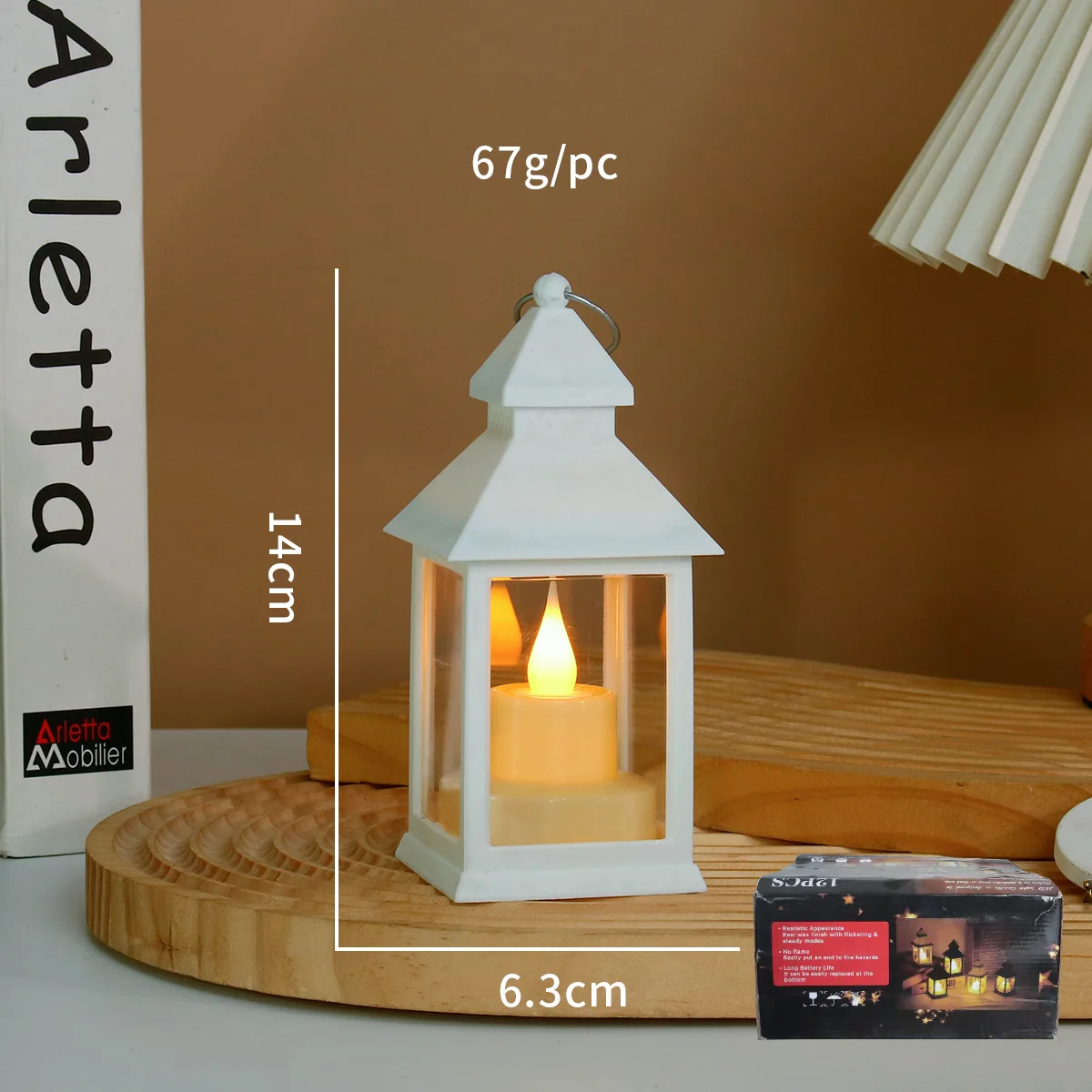 2 шт. скандинавские винтажные лампы-свечи