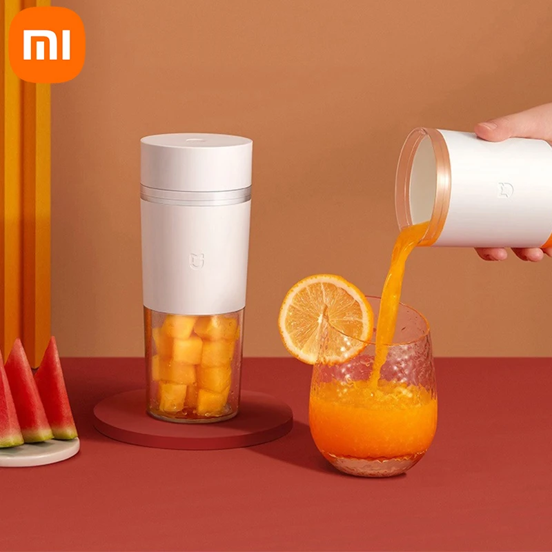 Xiaomi MIJIA Juicer Mini Portable Blender Mixer 300ml Kitchen Electric Fruit Vegetables quick juicing food for office on - Мини-блендер Xiaomi MIJIA Juicer Portable с объемом 300 мл для быстрого приготовления сока из фруктов и овощей в офисе.