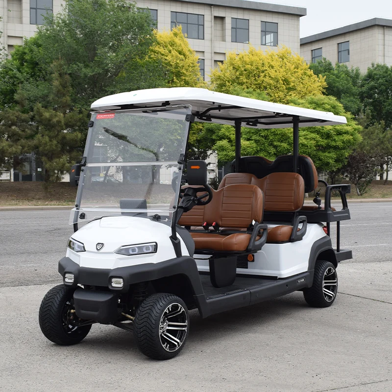 Фото Новый 6-местный электрический 4-колесный гольф-карт Club Car в продаже. Доступен 6-местный гольф-кар. №3