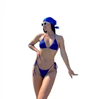 Соблазнительные бикини с регулируемой завязкой сбоку, купальник из двух частей, Женский мини-микро-купальник, милый купальник для девушек из Бразилии, DM009