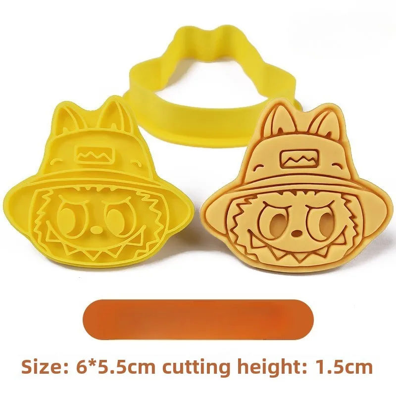 LABUBU резак для печенья аниме 3D прессованная форма кондитерские изделия штамп