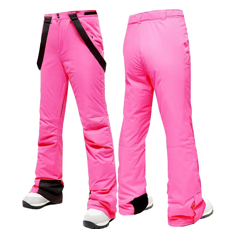 

Men Women Couple Single And Double Board Ski Pants Outdoor Camping Skiing Snowing Waterproof Warm Thickened Trousers