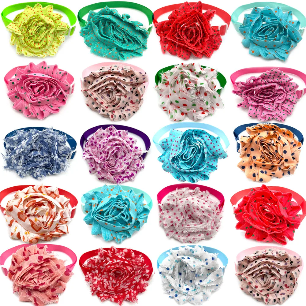 

50/100pcs Spring Pet Dog Bow Tie Adjustable Small Middle Dog Bowties Cat Dog Puppy Neckties Grooming Products Dog Accessories