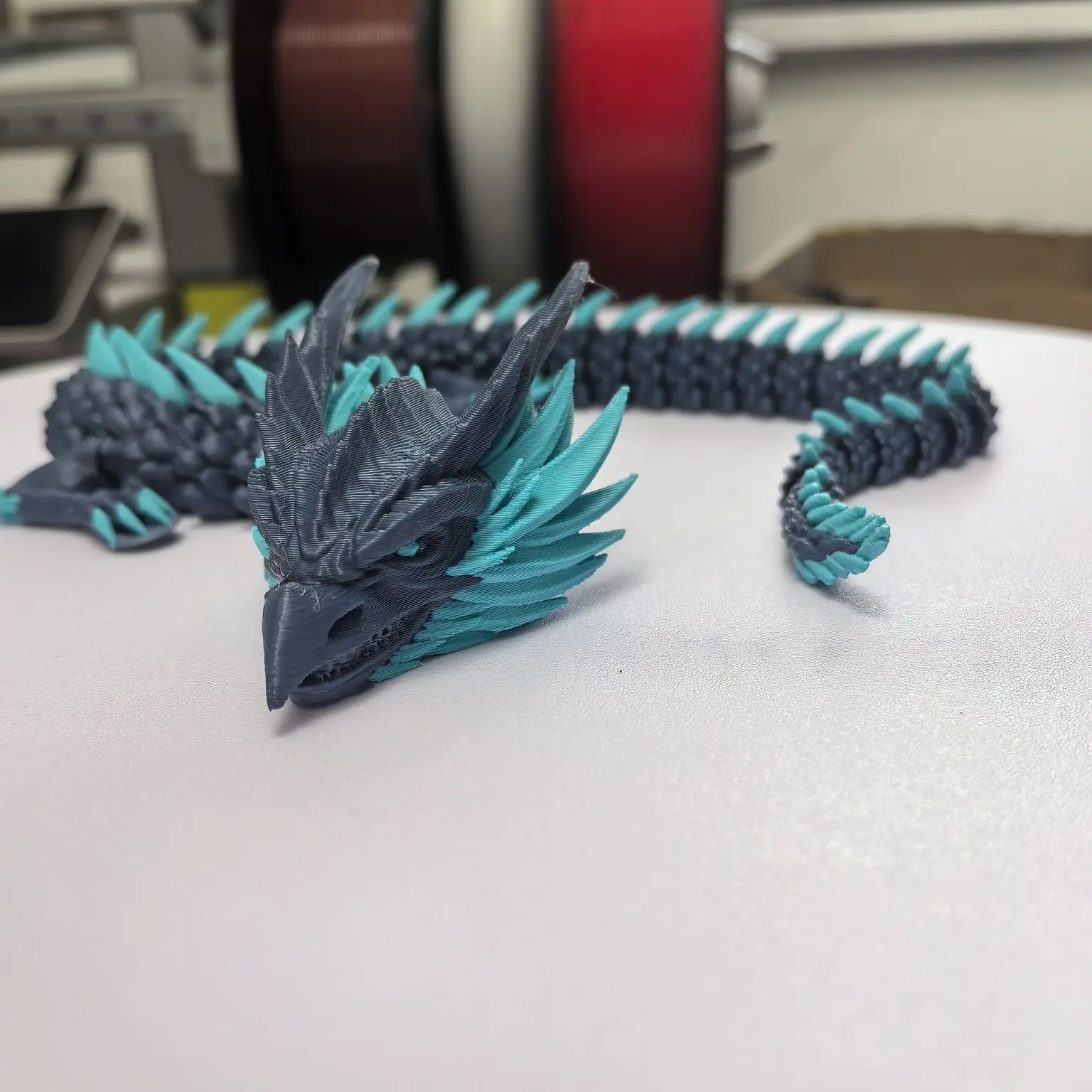 

Пластиковый декоративный орнамент дракон LI461