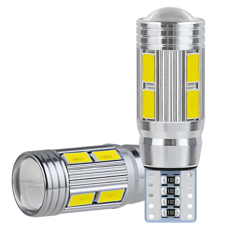 

2 шт., Автомобильные светодиодные лампы T10 W5W 194, 6500 К, 12 В, 5630 чипов