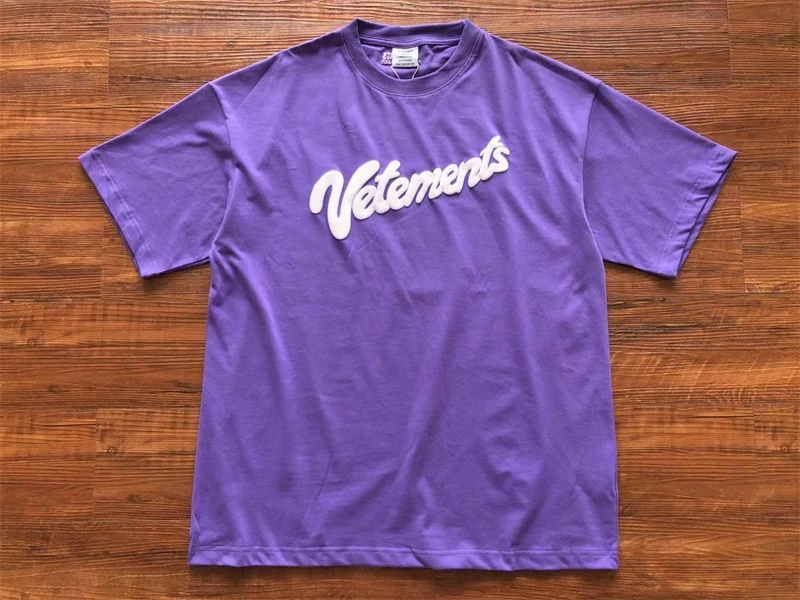 

Y2k фиолетовая футболка с принтом из пенопласта для мужчин и женщин, 1:1, лучшее качество, тяжелая ткань, Повседневная футболка, топы, футболки