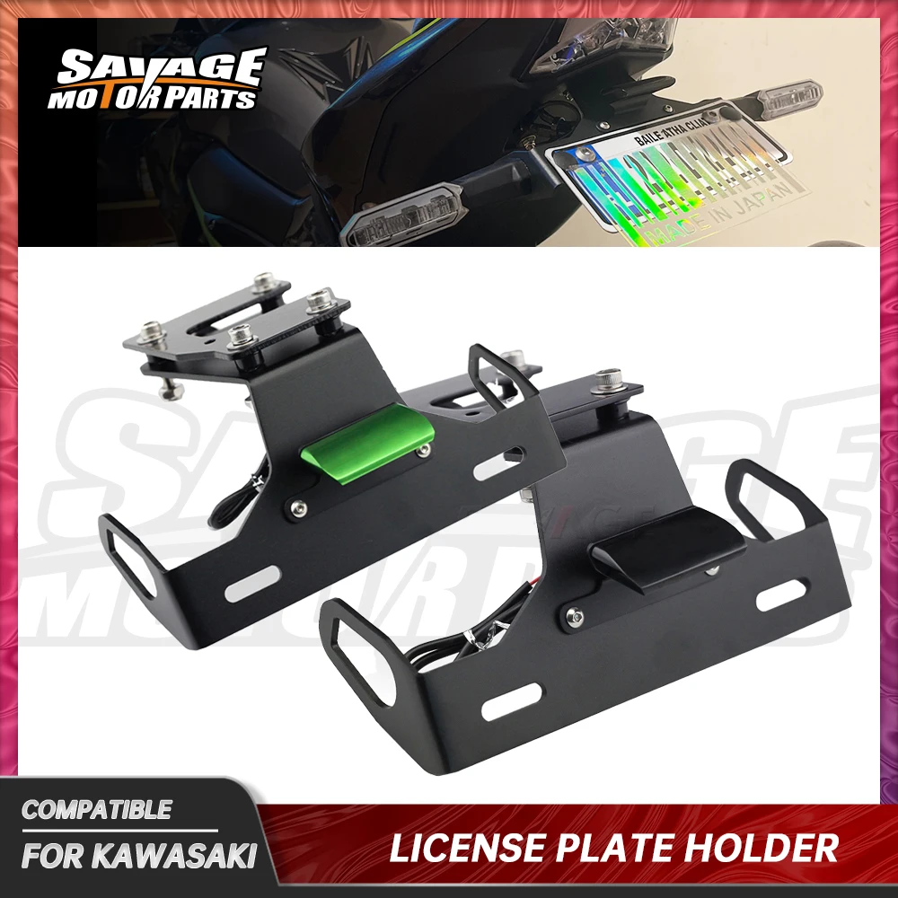 

Z900 2023 Motorcycle LED License Plate Holder For KAWASAKI Z 900 Z900SE 2017-2023 Motocross Rear Tail Tidy Fender Eliminator Kit