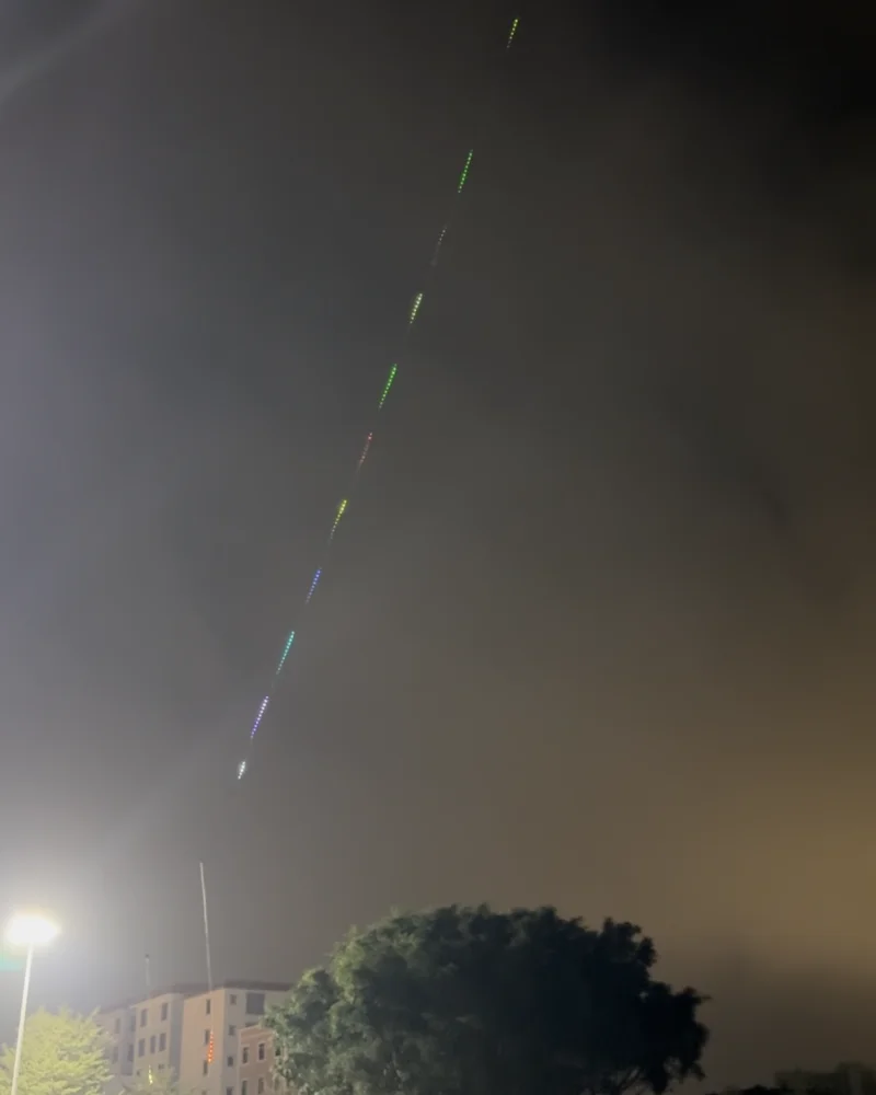 Гирлянда длиной 15 м/20 м для украшения линий большая треугольная фотовспышка