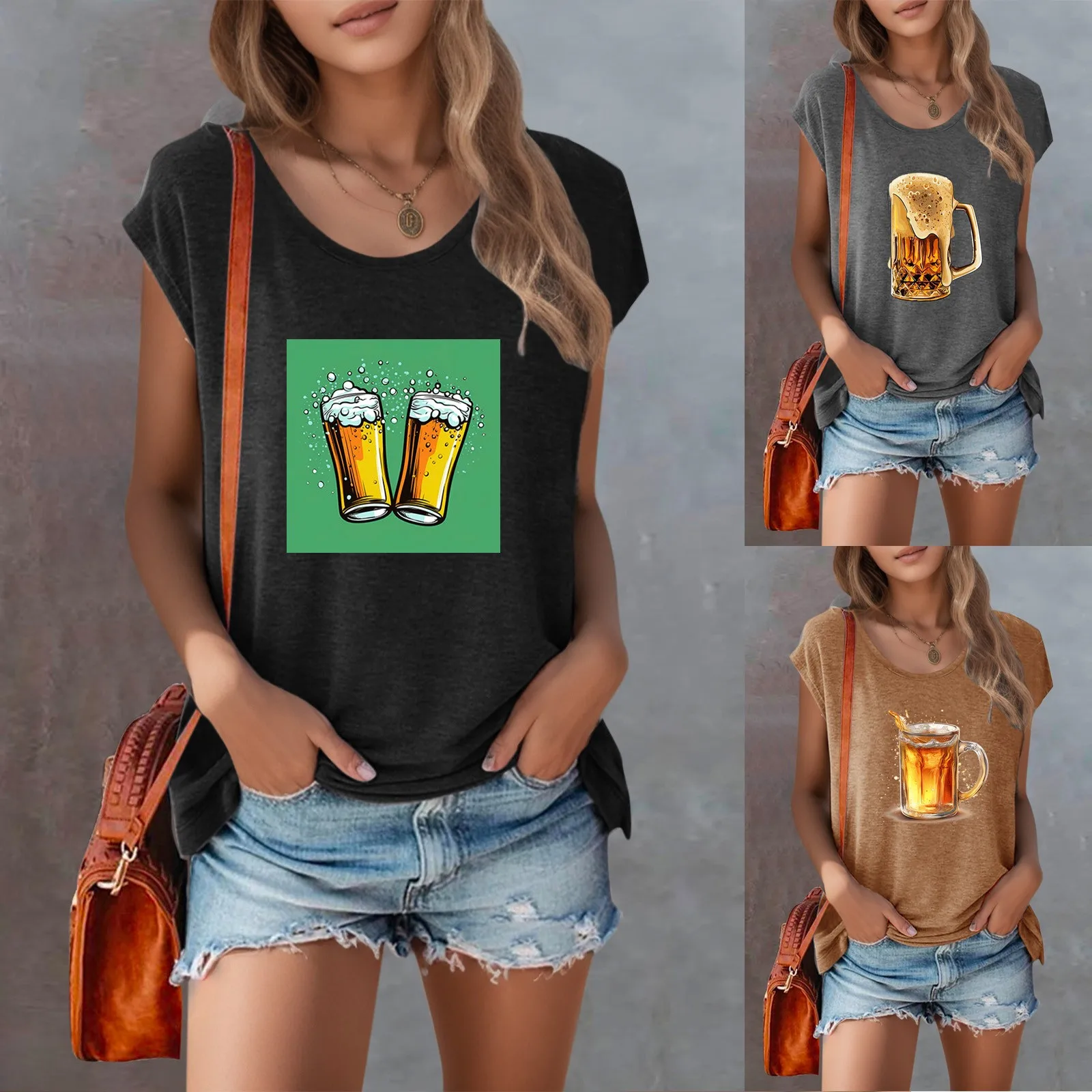 

tops for women cap sleeve summer tops trendy tank tops floral print lace v neck loose fit shirts under shirts