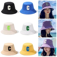 double sided foldable bucket hat summer sun hat for women girls visor fisherman cap anti uv wide brim sunscreen hats caps