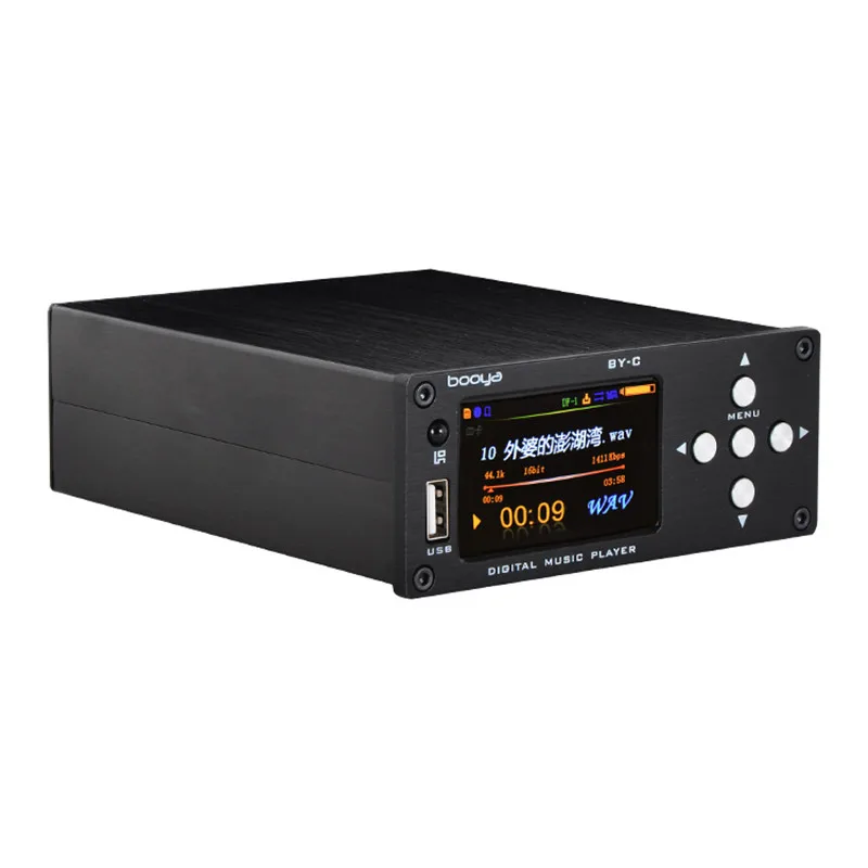 

Цифровой аудиоплеер без потерь DSD128, аппаратный декодирующий проигрыватель, автомобильный беспроводной Bluetooth USB многоформатный цифровой пр...