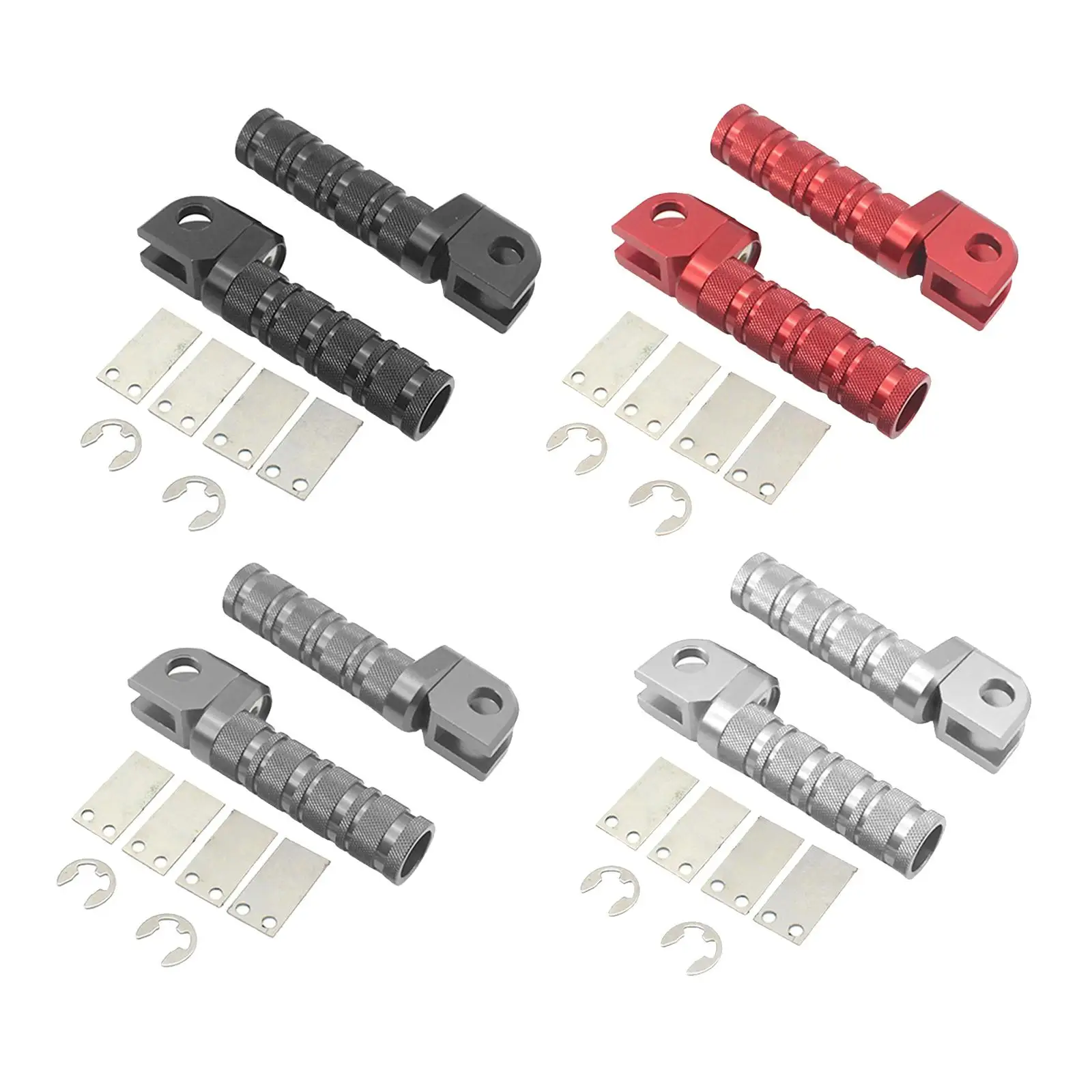 

CNC Front Foot Pegs Pedals Footrests Replacement 0 Z900 Z750 ER-6N ER-6F