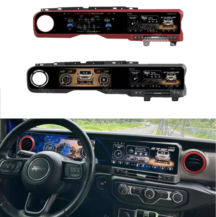 Navihua новый Aankomst для Jeep Wrangler Rubicon Jl 2018 2022 мультимедийный Android авторадио ЖК-дисплей